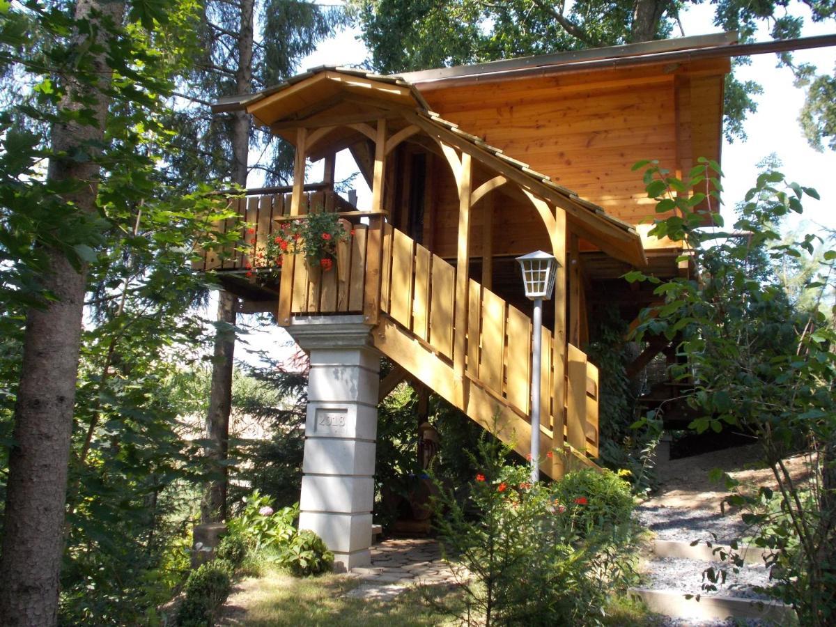 Baumhaus Wolfshoehle Fischach Kültér fotó