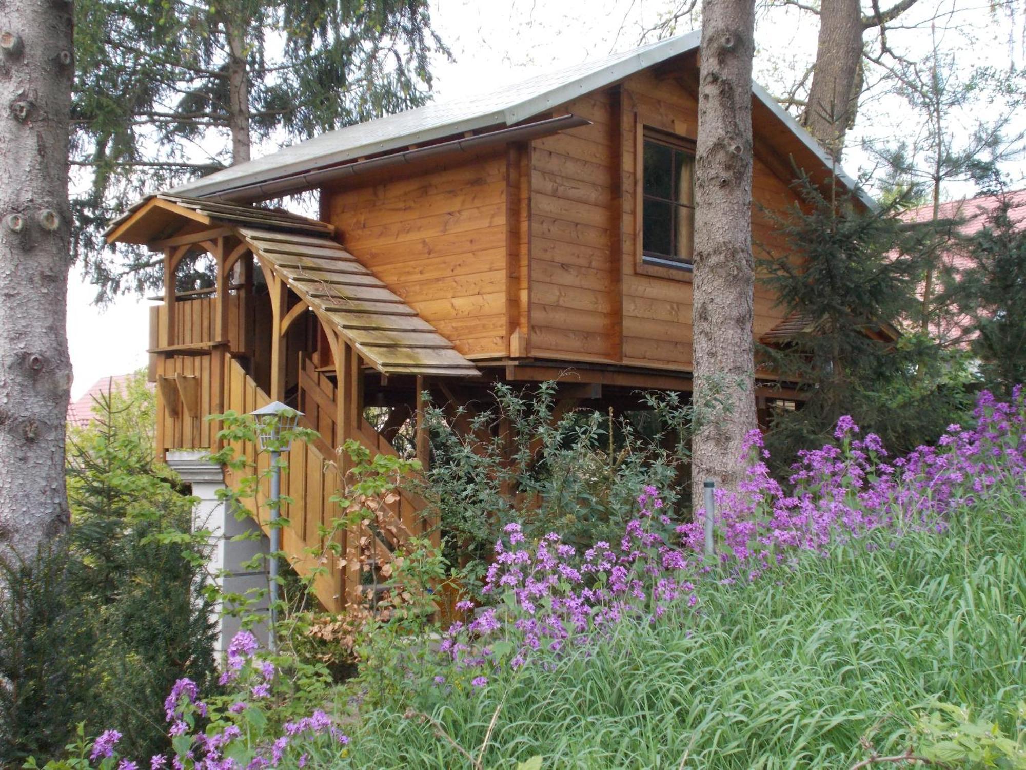 Baumhaus Wolfshoehle Fischach Kültér fotó