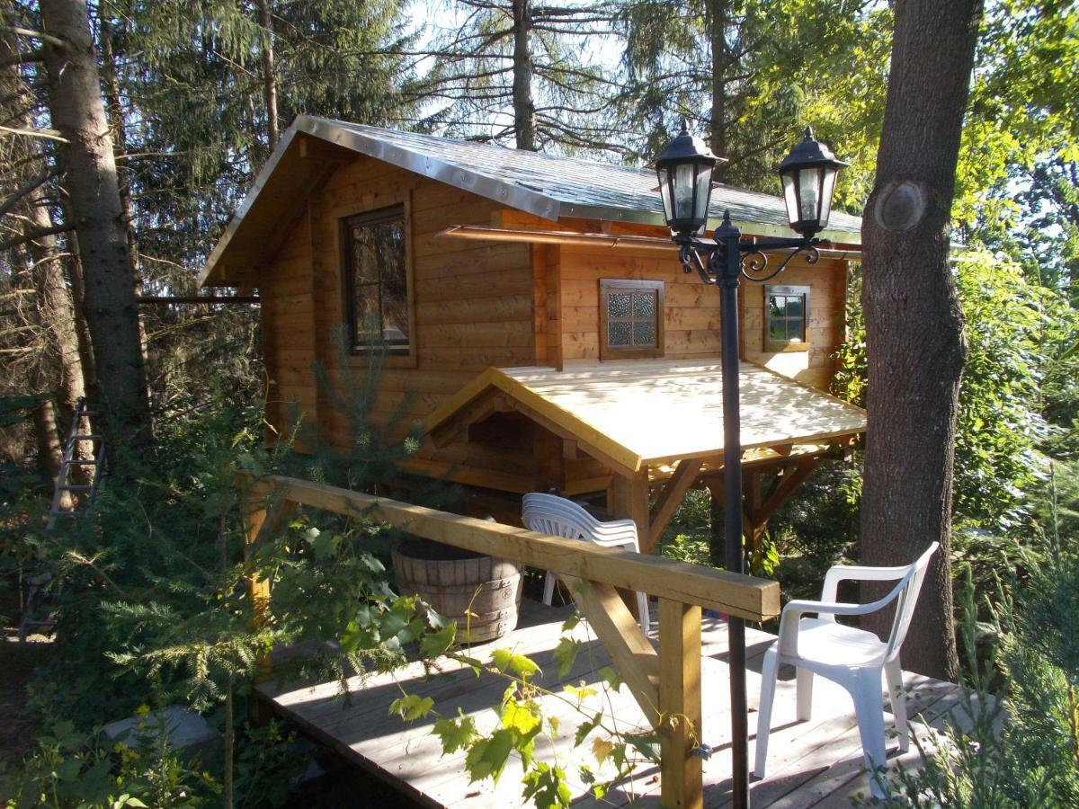 Baumhaus Wolfshoehle Fischach Kültér fotó